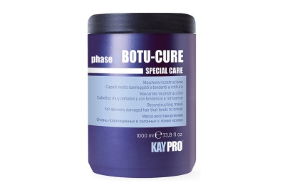 Frasco roxo da máscara reconstrutora BOTU-CURE SPECIAL CARE da KAYPRO
