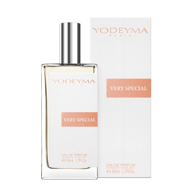 Frasco e embalagem de perfume Yodeyma Very Special