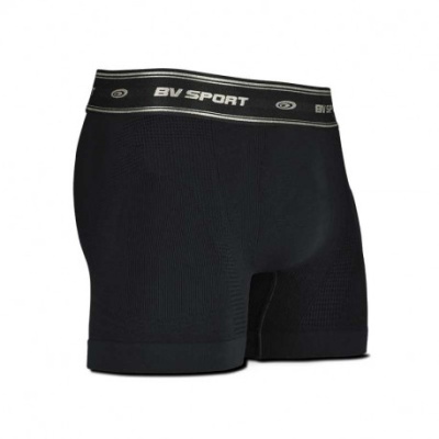 Cuecas boxer pretas com cós elástico BV SPORT
