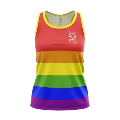 Camisola desportiva colorida com logótipo OTSO
