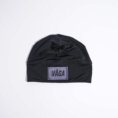 Gorro preto com etiqueta cinza S/S 21 VÁGA