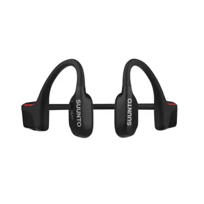 Auriculares desportivos pretos SUUNTO com design atrás da orelha