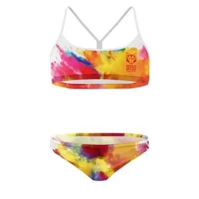 Fato de banho bikini colorido com logótipo OTSO