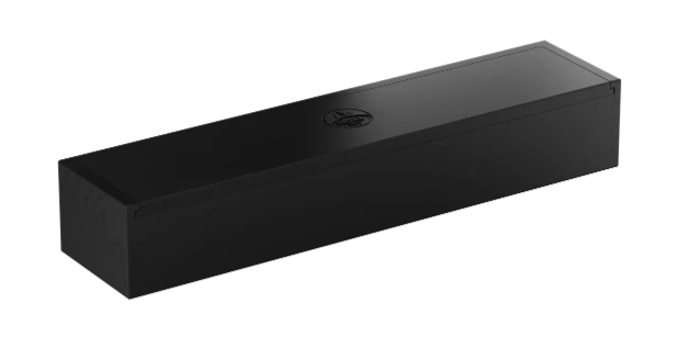 HORL BOX - geração 2 Caixa retangular preta com logótipo circular gravado