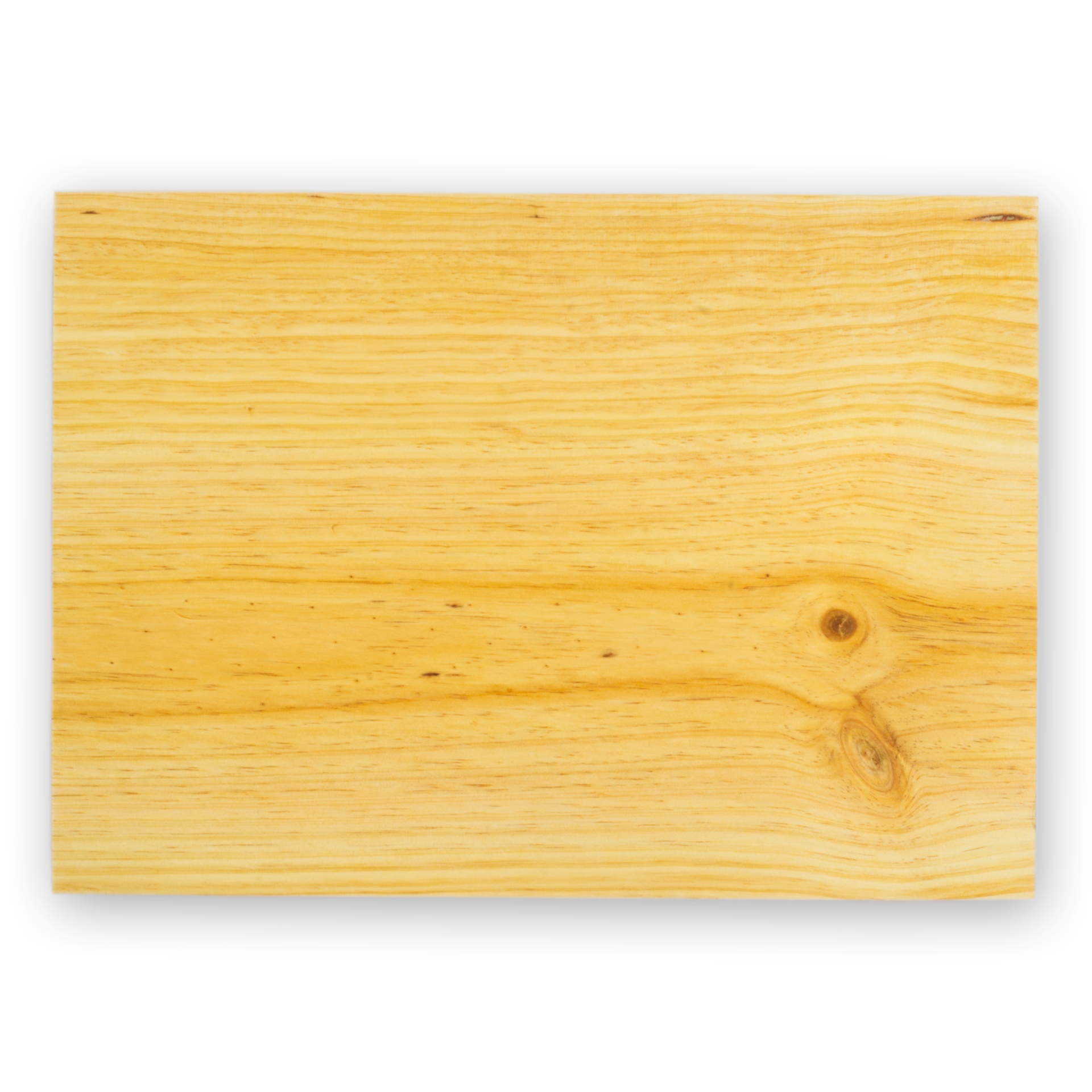 Tábua de Servir, Ref. 6x2 (45x30x3,5cm) Tábua retangular de madeira clara com veios e nós visíveis