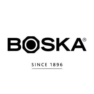 Logótipo BOSKA com texto SINCE 1896.