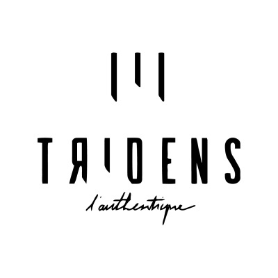 Logótipo TRIDENTS com inscrição l'authentique em fundo branco