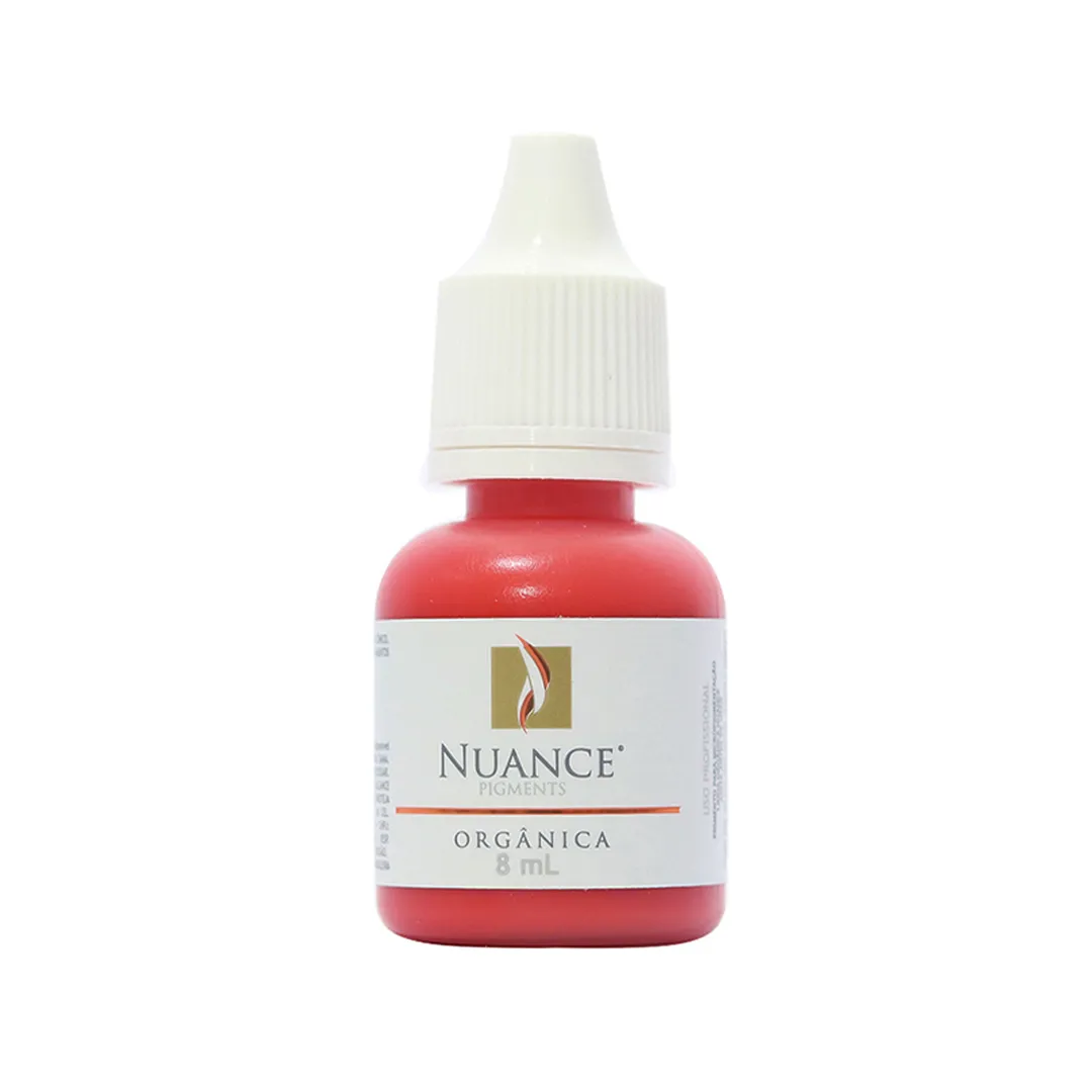 Pigmento Ibéris - Rosa Coral - 8ml Nuance Frasco com líquido pigmentado vermelho e rótulo branco