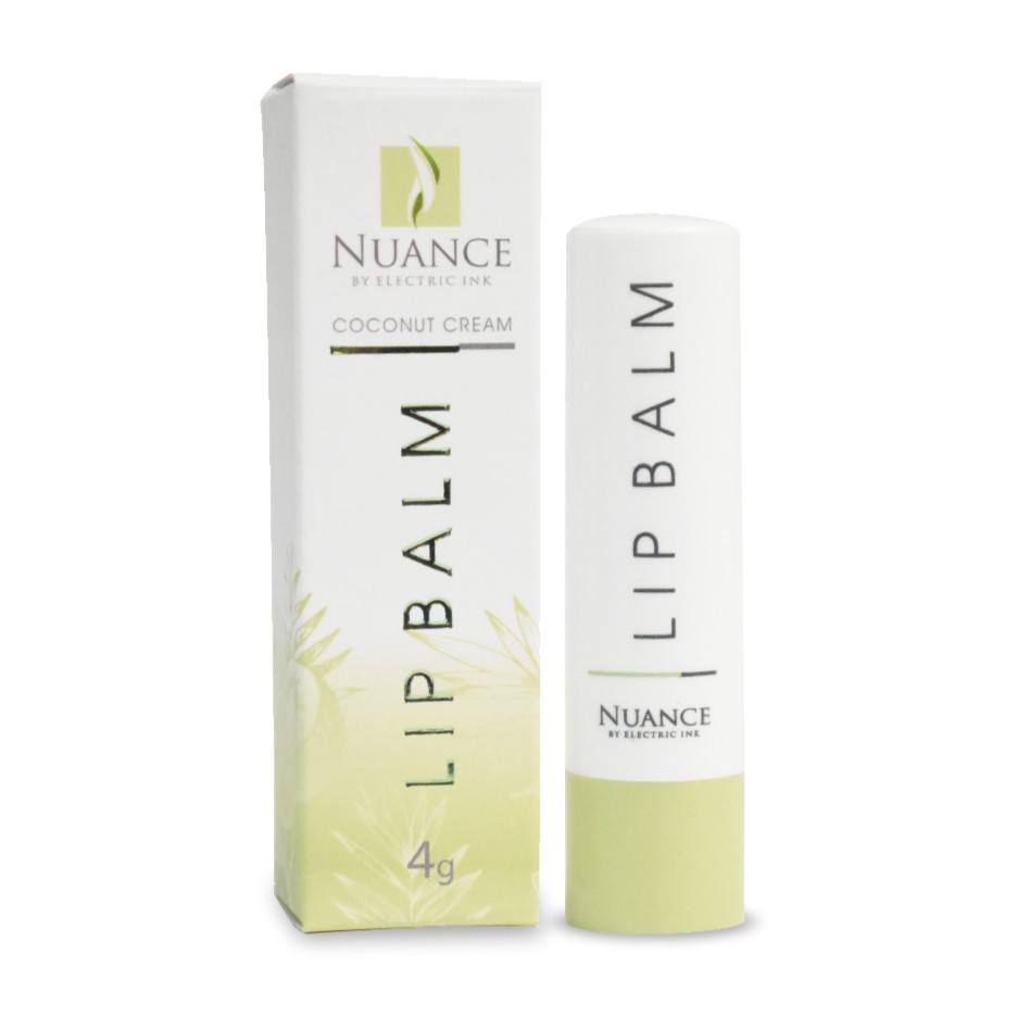 Nuance Lip Balm Coconut Cream 4g para cuidados após micropigmentação labial