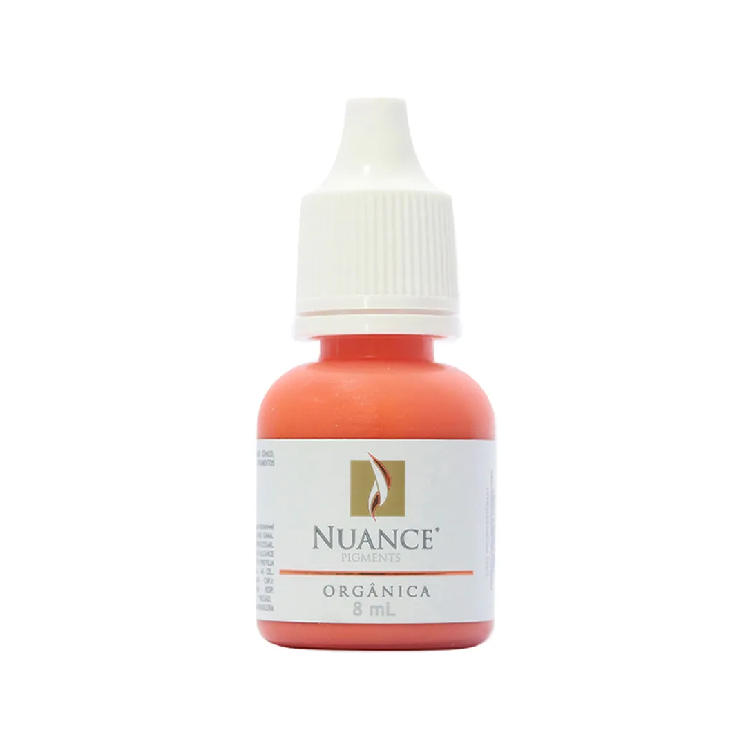 Pigmento Cindy - Rosa Claro - 8ml Nuance Frasco pequeno de tinta Nuance de cor coral com tampa branca