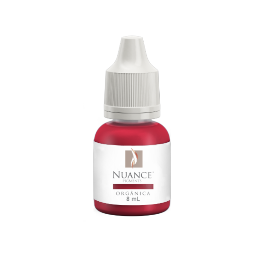 Pigmento Granada - Vermelho Intenso - 8ml Nuance Frasco pequeno de pigmento vermelho Nuance Pigments Orgânica 8 mL