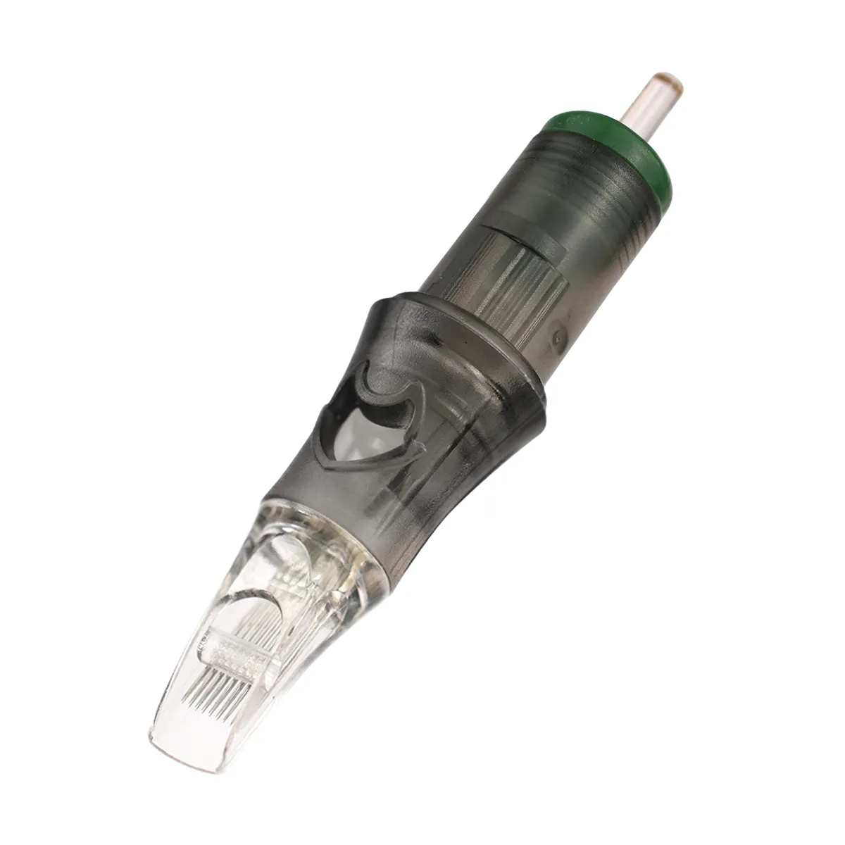Cartuchos Electric Ink Pro Magnum 0,30 mm Tetina para máquina de tatuagem em plástico translúcido com agulhas visíveis