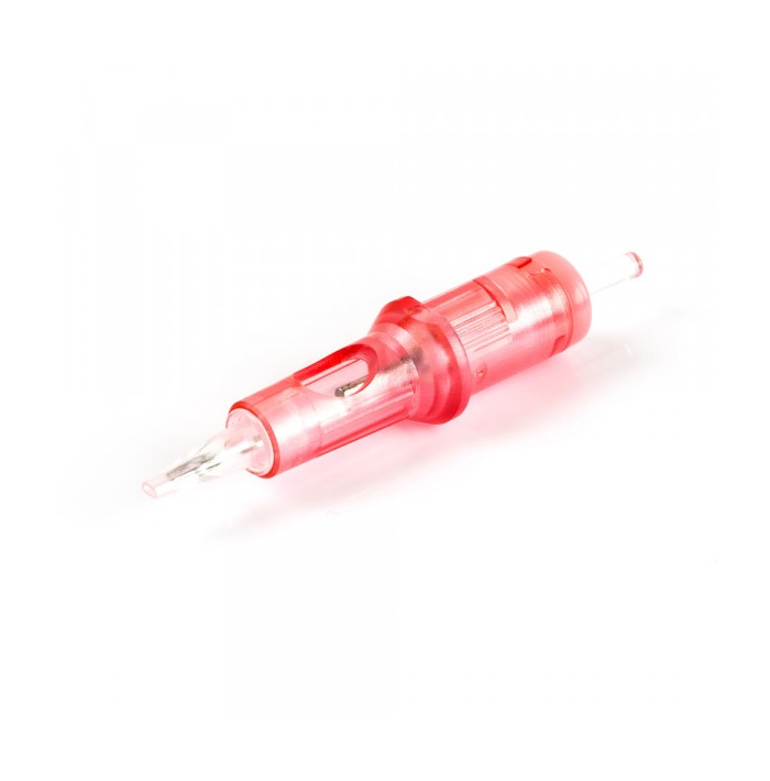 Cartuchos Easy Click 30/9MGPT 20 und Optima Cartucho de agulha vermelho transparente para tatuagem
