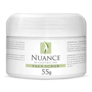 Nuance Face Scrub 55g para preparação da pele antes da micropigmentação