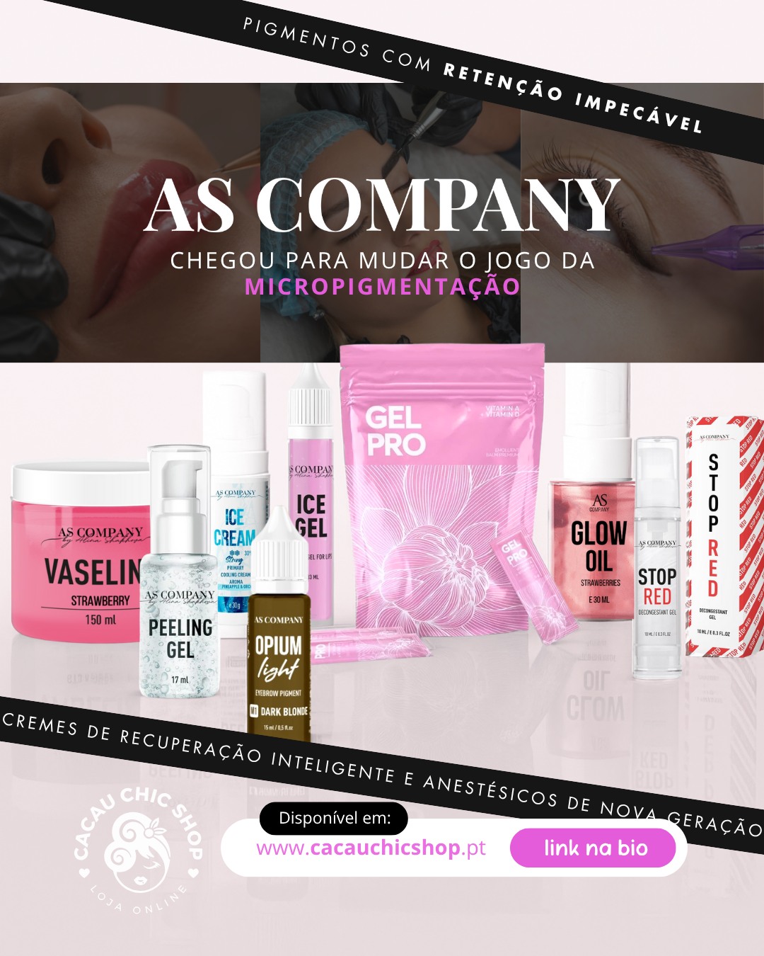 Materiais para micropigmenta&ccedil;&atilde;o profissional