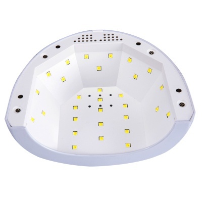 Dispositivo de luz LED branco redondo com vários LEDs amarelos