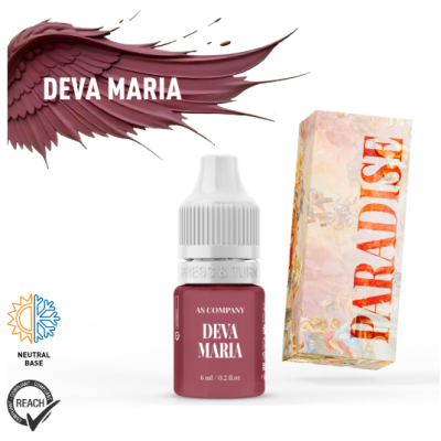 Frasco pequeno de 6 ml e embalagem colorida com arte e texto