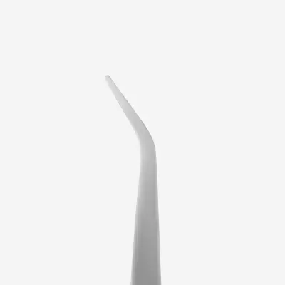 Irrigador oral branco curvo com ponta fina