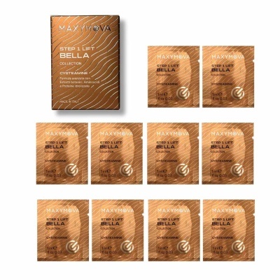 Conjunto de doze saquetas e caixa MAXYMOVA STEP 1 LIFT BELLA COLLECTION bronze