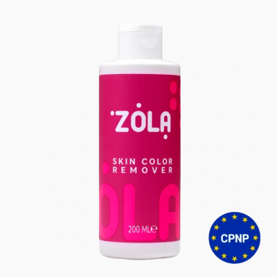 Frasco de produto ZOLA Skin Color Remover 200 ML com selo CPNP