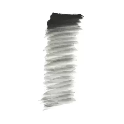 Pincelada em preto e cinza com textura de tinta