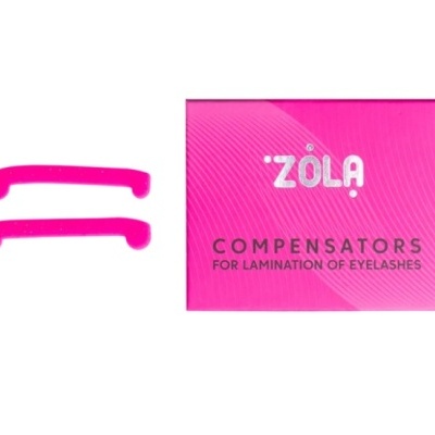 Compensadores ZOLA para laminação de pestanas rosa