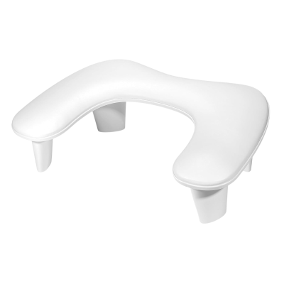 Assento elevatório de sanita branco com quatro pernas