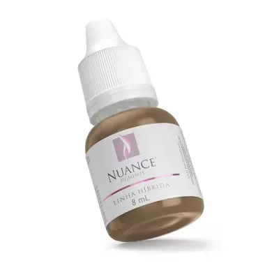 Frasco pequeno de pigmento Nuance linha híbrida castanho 8 mL