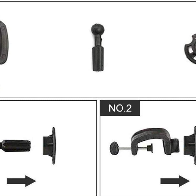 Conjunto de peças de suporte e instruções de montagem