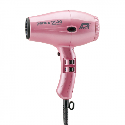 Secador de cabelo Parlux 3500 rosa metálico brilhante