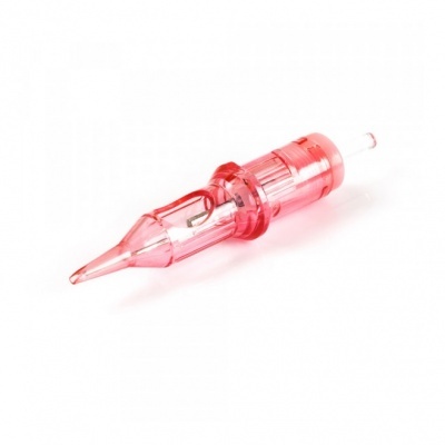 Ponta de agulha para máquina de tatuagem cor-de-rosa