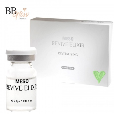 Frasco e caixa do produto MESO REVIVE ELIXIR
