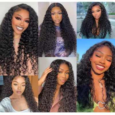 Mulheres com cabelos longos e ondulados em diferentes ambientes.