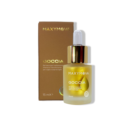 Frasco e embalagem de sérum MAXYMOVA GOCCIA 15 ml