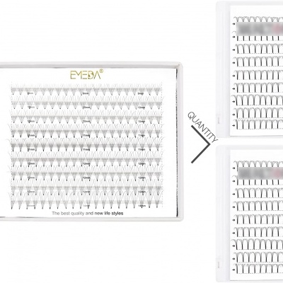 Tufos de pestanas falsas EMBESA em embalagem branca