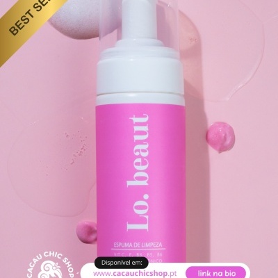 Espuma de Limpeza LO BEAUT 150 ml para protocolo Hidragloss, Spa Labial e preparação dos lábios