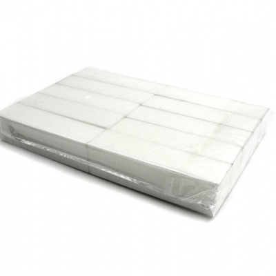 Pacote de esponjas brancas retangulares