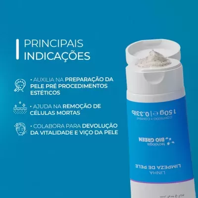Peeling de Açaí Creme Esfoliante Facial 150g Smart GR - esfoliação profissional com cristais de quar