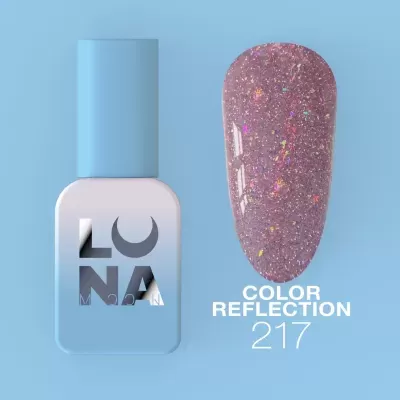 Verniz de unhas LUNA com amostra cor rosa brilhante