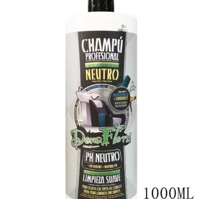 Frasco de champô profissional neutro Dona Flora 1000ML