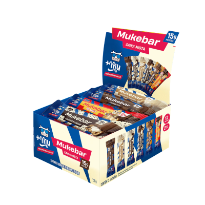 Caixa mista Mukebar barras protéicas com 12 unidades