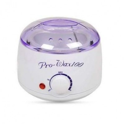 Aquecedor de cera Pro-Wax 100 branco com tampa roxa