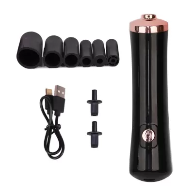 Conjunto de dispositivos e acessórios preto e dourado rosa com cabo USB