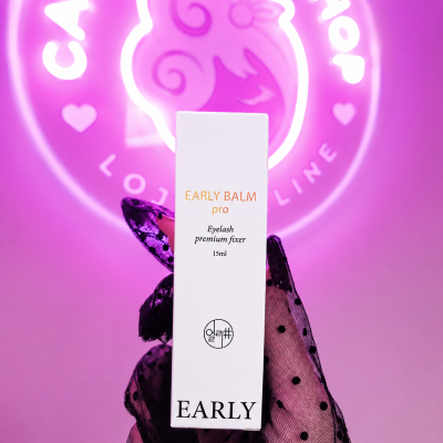Early Balm Pro Early Shop para fixação das pestanas nos moldes em sistema glueless de Lash Lift Core