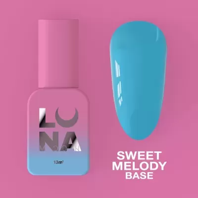 Verniz de unhas rosa e azul com amostra de cor azul