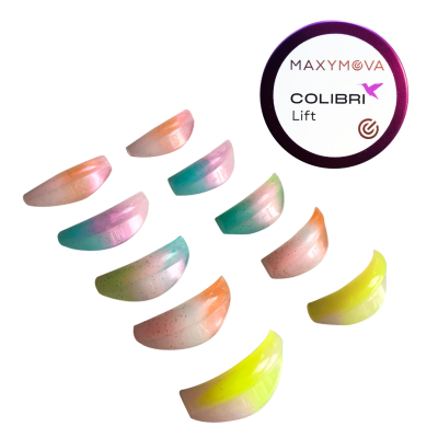 Maxymova Colibri Lift, conjunto de cinco pares de moldes de silicone