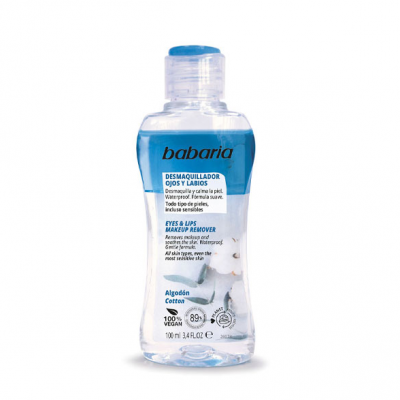 Frasco de desmaquilhante para olhos e lábios Babaria