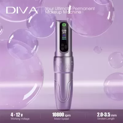Máquina de maquilhagem permanente DIVA lilás