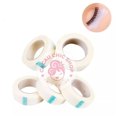 Rolos de fita adesiva branca para extensão de pestanas