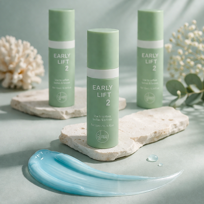 Early Lift Step 2 10ml Fixing Cream Korean Lash Lift Coreano Early Shop creme fixador azul com broma